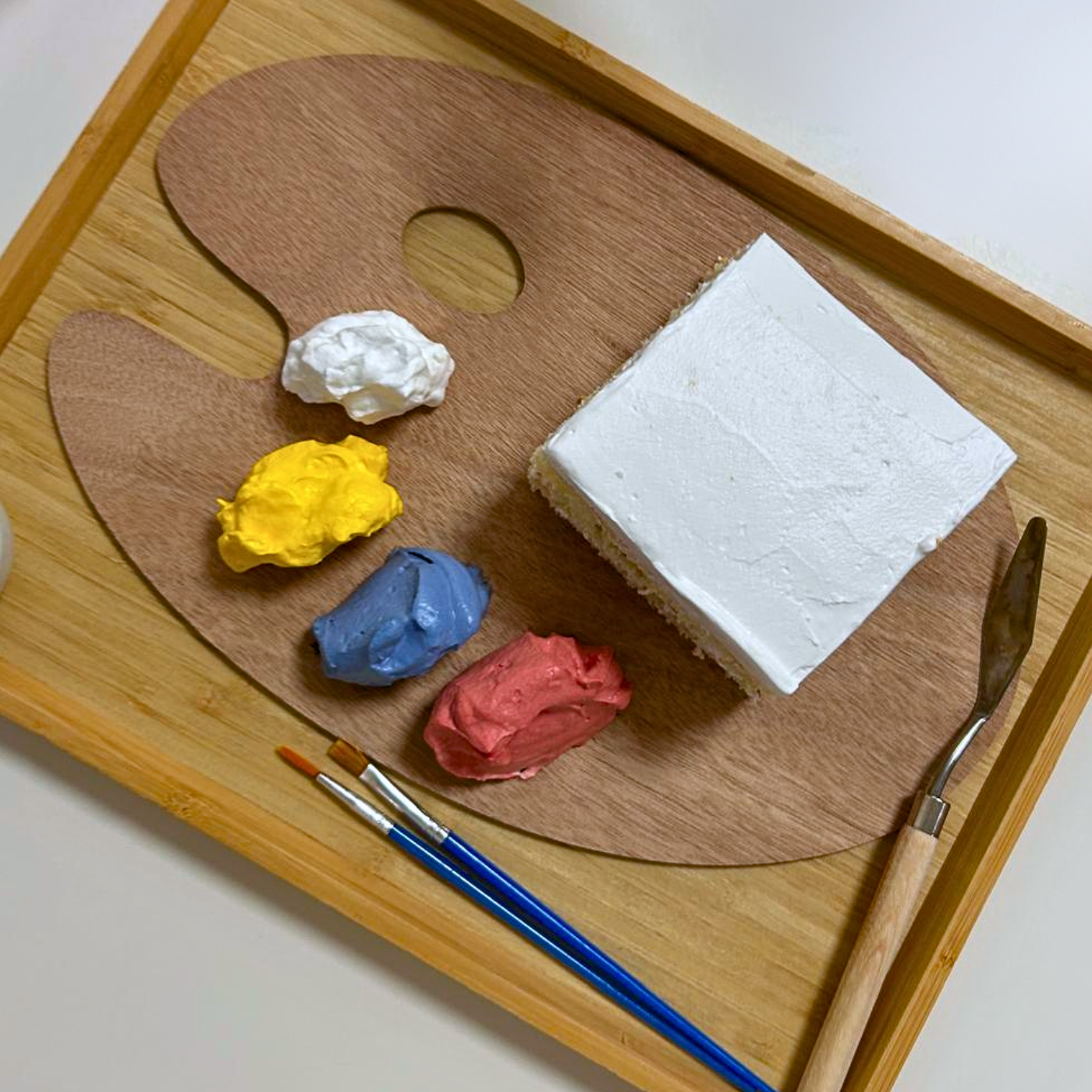 Painting Canvas Cake