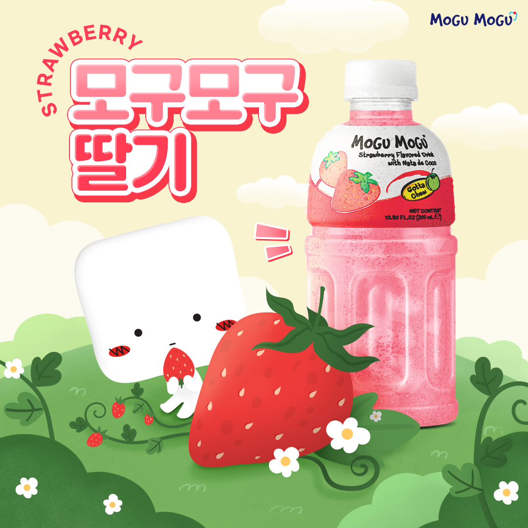 Mogu Mogu Mansikka 320ml