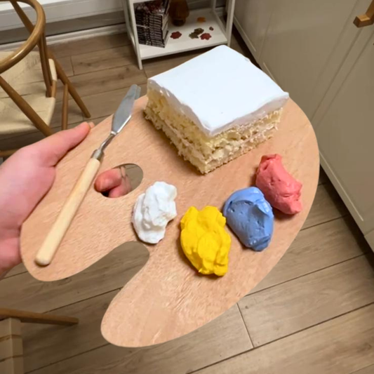 Painting Canvas Cake