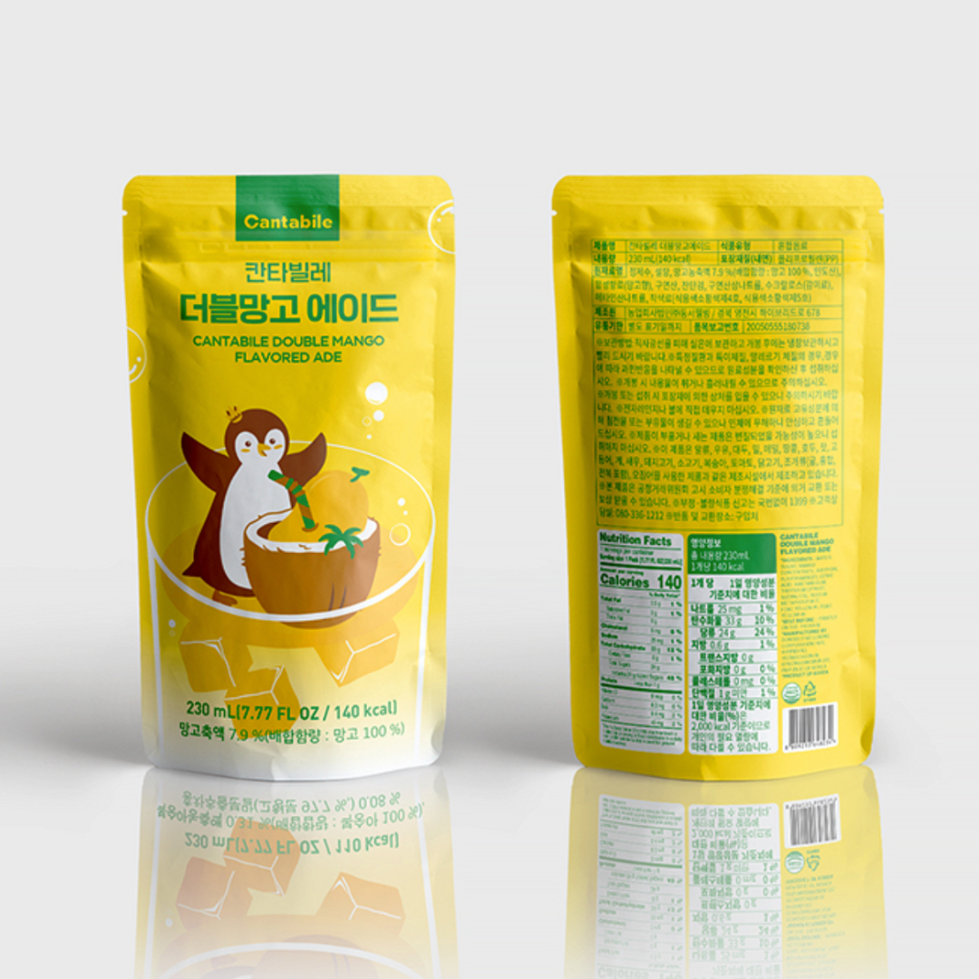 Korean Pouch Drink (12 eri makua)