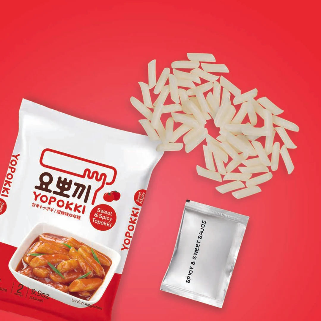 Sweet & Mild Spicy Tteokbokki Pack