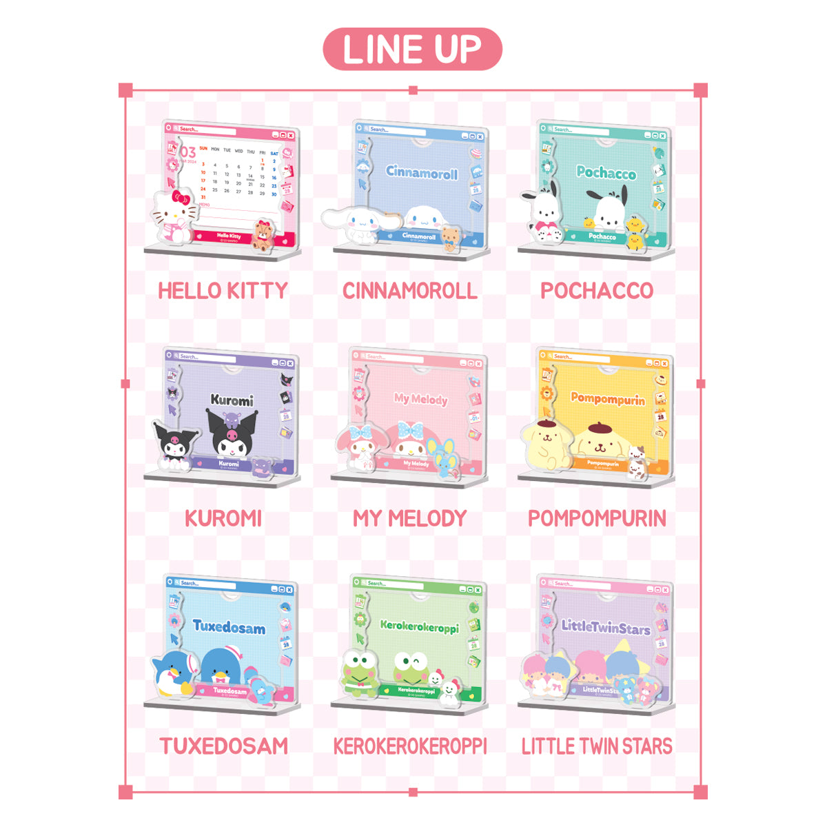 SANRIO My Calendar Jelly Beans